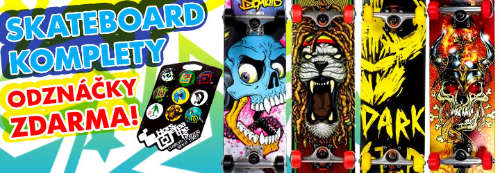 Nové skateboardové komplety!