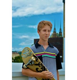 Milan Hošek za Boardmania skate team
