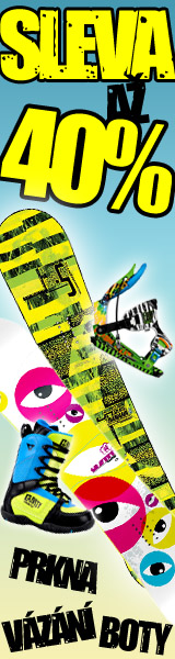 SLEVA AŽ 40% SNOWBOARDOVÉ PRODUKTY