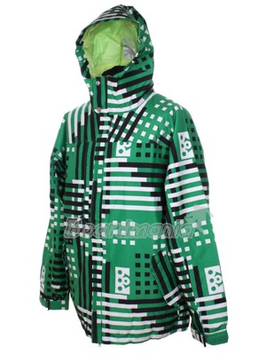 P�nsk� bunda 686 Mannual Grid kelly green