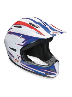 Downhill/BMX p�ilba Bell Bellistic 10 white/blue/red