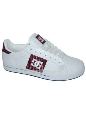 Boty DC Ignite white/red plaid