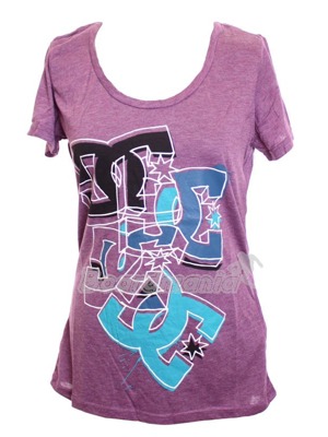 D�msk� tri�ko DC Late Night plum