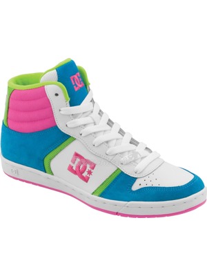 Boty DC Spruce HI white/turquoise