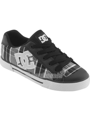 Boty DC Chelsea Ladies black/white/white plaid