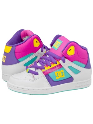Dětské boty DC Rebound white/cockatoo
