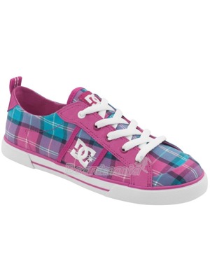 Dámské boty DC Fiona pink plaid