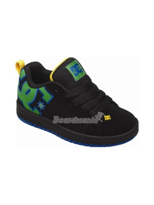 Dětské boty DC Court Graffik black/emeral