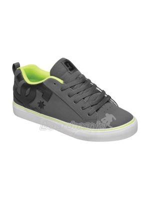 Boty DC Court Vulc dark shadow/black/lime