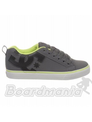 Boty DC Court Vulc dark shadow/black/lime
