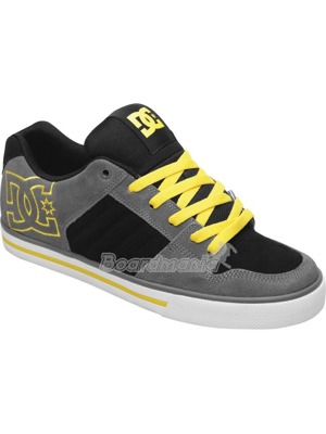Boty DC Chase battleship/yellow + zdarma ponožky Horsefeathers