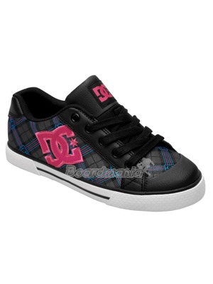 Boty DC Chelsea SE black/crazy pink/tuquoise + zdarma ponožky Horsefeathers