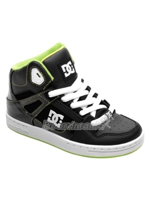 Dětské boty DC Rebound black/yellow + zdarma klíčenka DC