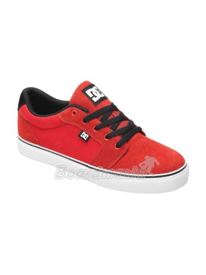 Boty DC Anvil athletic red/white + zdarma ponožky Horsefeathers