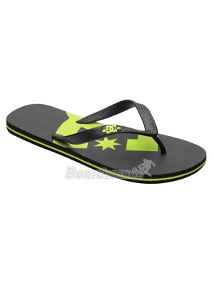 Pánské DC žabky Spray graffik black/soft lime