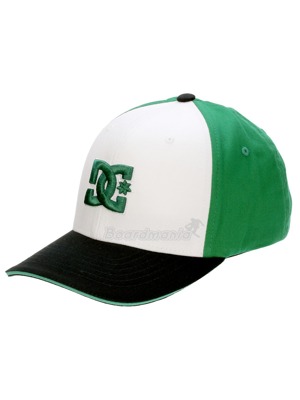 Kšiltovka DC Jamal 6 white/kelly green