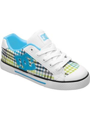 Boty DC Chelsea Ladies black/white/soft lime + zdarma ponožky Horsefeathers
