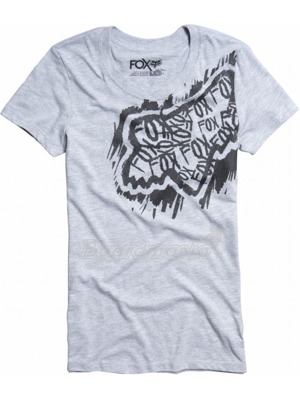 Dámské tričko FOX All Nighter Crew heather grey