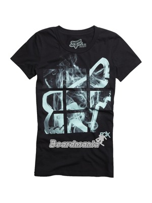 Dámské tričko Fox Smokin Crew Neck black