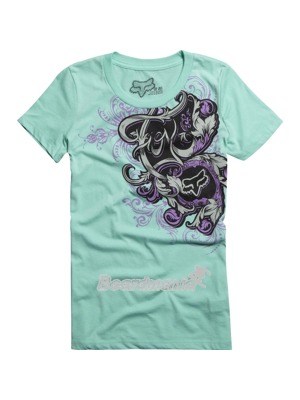 Dámské tričko Fox Worthy Crew Neck sea foam