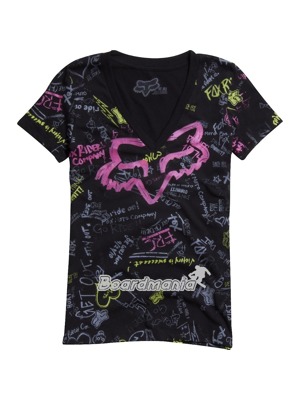 Dámské tričko Fox Day Dream Vneck black