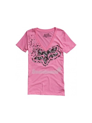 Dámské tričko Fox Explosive Vneck day glo pink
