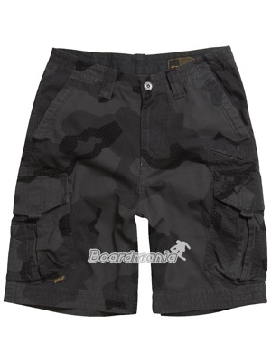 Pánské kraťasy Fox Slambozo Solid charcoal camo