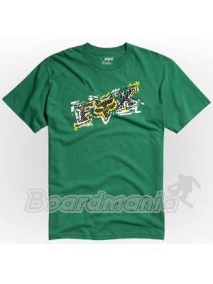 Pánské tričko Fox Alarmed green