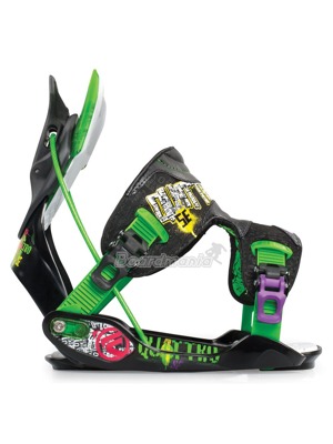 Vázání Flow Quattro-se black/green 11/12