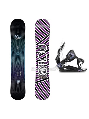 Dámský snowboard set Flow Venus black