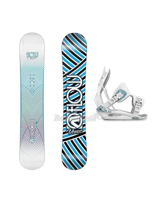 Dámský snowboard set Flow Venus white