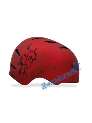 BMX p�ilba Giro Flak 08 - red creep