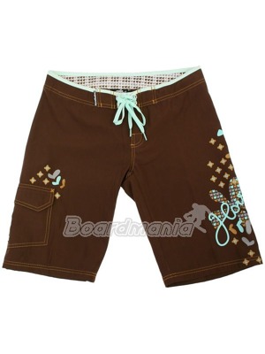 Plavky z rychleschnouc�ho materi�lu, bo�n� kapsa na such� zip, �n�rov�n� u pasu. 
100% polyester