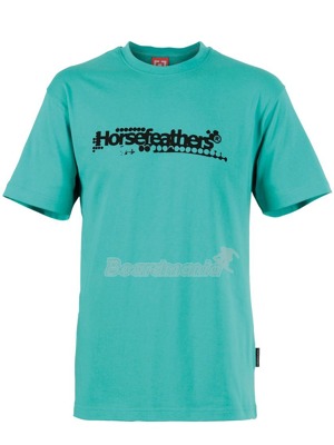 P�nsk� tri�ko klasick�ho st�ihu s potiskl�m n�pisem Horsefeathers na prsou. Tri�ko s gram�� 180 g/m2 ze 100% bavlny.