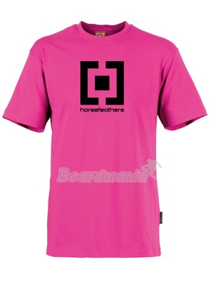 Tričko Horsefeathers Base magenta