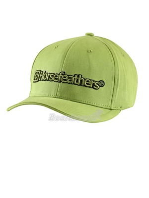 �ern� k�iltovka s �ern�m 3D vy�it�m n�pisem Horsefeathers s b�l�m lemov�n�m. Nastaviteln� velikost pro v�echny.