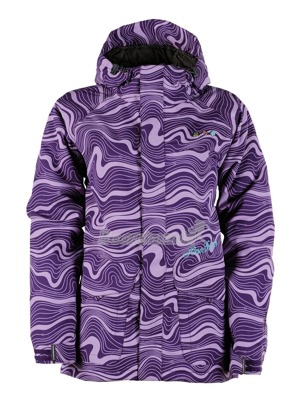Dámská bunda Horsefeathers Miram purple grid