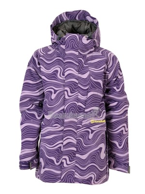 Dětská bunda Horsefeathers Gemini purple grid