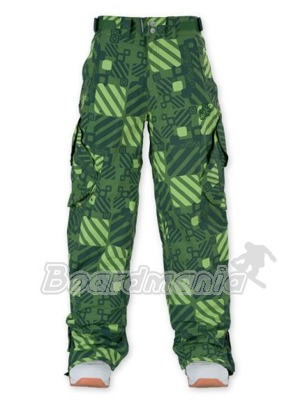 Dámské snowboardové kalhoty Horsefeathers Colony green swell