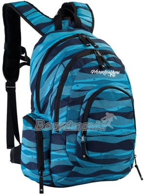D�msk� batoh Horsefeathers Agony blue waves