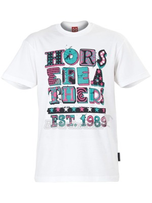 Tri�ko Horsefeathers Spectacle white