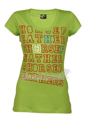 Dámské tričko Horsefeathers Campus jasmine green