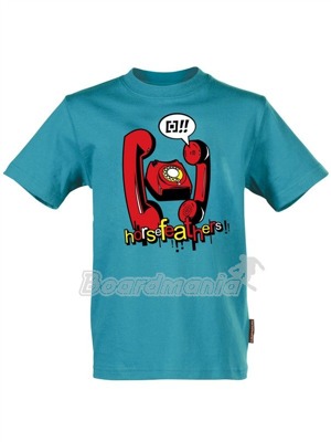 Dětské tričko Horsefeathers Buzz turquoise