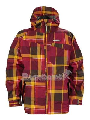 Dětská bunda Horsefeathers Linear ruby check