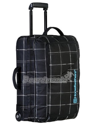 Cestovní taška Horsefeathers Astronaut black plaid