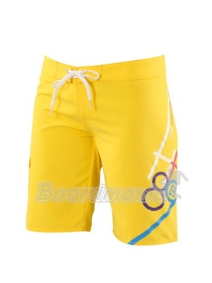 Dámské šortky Horsefeathers Kahului yellow