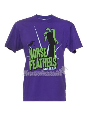 Tričko Horsefeathers Wake the Death violet