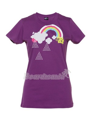 Dámské tričko Horsefeathers Rainbow No.9 purple