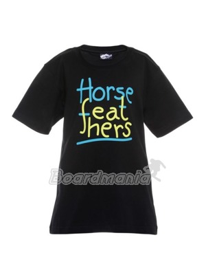 Dětské tričko Horsefeathers Line Rider black