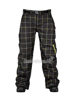 Dámské snowboardové kalhoty Horsefeathers Gatria black check